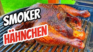 Geräuchertes Hähnchen vom Smoker mit Lifehack  Geflügel  Grillcoach Gerrit [upl. by Tacye793]