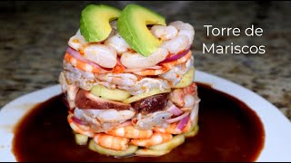 TORRE DE MARISCOS ESTILO SINALOA  iriscocinablog [upl. by Ramad947]