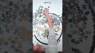 Clementoni Round 500piece puzzle  Space Collection  Earth  jigsaw puzzle timelapse [upl. by Infield824]