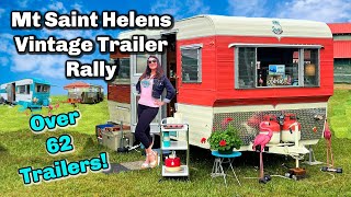 Explore A Vintage Trailer Rally Mt Saint Helens Full Tour Classic Campers RVs and Caravans [upl. by Deron]