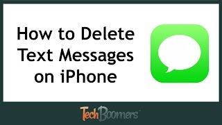 How to Delete Text Messages on iPhone [upl. by Arahd]