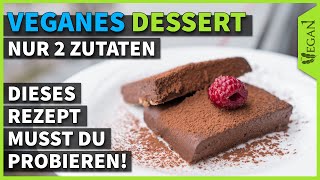 VEGANES DESSERT MIT 2 ZUTATEN  Vegane Rezepte  TheVeganOne [upl. by Celinda110]