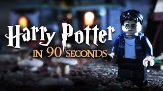 Harry Potter In 90 Seconds LEGO StopMotion [upl. by Matthus590]