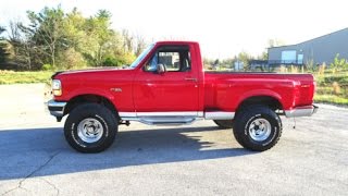 1992 Ford F150 Flareside 58L Truck  Walk Around Tour Engine Start Up  Classic [upl. by Gnim]