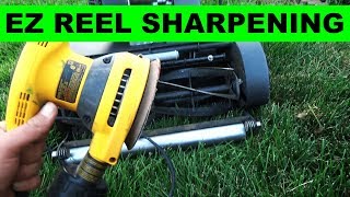 How to Sharpen the Reel on the Swardman Reel Mower [upl. by Aztiley]