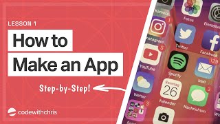 How to Make an App for Beginners 2020  Lesson 1 [upl. by Aniv]