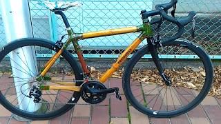 Gerworks road bike bamboowood [upl. by Adnarem]