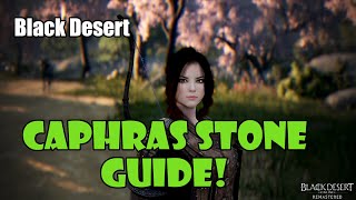 Black Desert Caphras Stone  Ancient Spirit Dust Guide for Beginners  New Players [upl. by Noelyn]