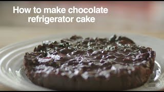 Chocolate Fridge Cake Recipe  Good Housekeeping UK [upl. by Ecnarretal28]