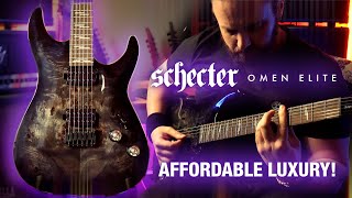 BEST GUITAR FOR UNDER £500  SCHECTER OMEN ELITE REVIEW [upl. by Molton624]