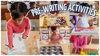 Prewriting Activities  Fine Motor for Preschool skills Play Ideas at Home  Toddler Play [upl. by Amii988]