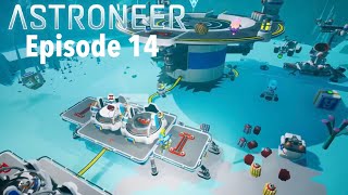 Astroneer Ep 14 Starting A Research Base On Glacio [upl. by Fessuoy]