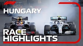 2019 Hungarian Grand Prix Race Highlights [upl. by Einatsed]