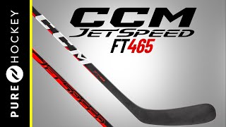 CCM JetSpeed FT465 Hockey Stick  Product Review [upl. by Jary]