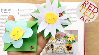 Cute amp Easy Flower Bookmark Designs  Kawaii Flowers DIY  Paper Crafts [upl. by Aborn]