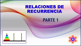 Relaciones de recurrencia parte 1 [upl. by Ona]