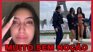 VANESSA LOPES GABRIELA E GABILY SÃO EXPULSAS DE PONTO TURÍSTICO EM PARIS E PODEM SER PROCESSADAS [upl. by Harutek]