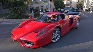 Ferrari Enzo  Exhaust Sounds in Monaco [upl. by Ellsworth]