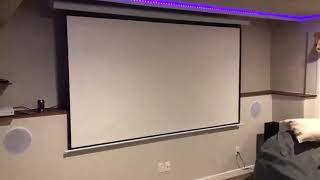 Aoxun Projector Screen Review amp Test  Best Indoor and Outdoor Movies Screen [upl. by Hosbein47]