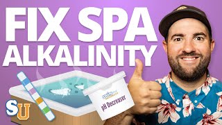 How To Lower ALKALINITY In A HOT TUB [upl. by Caravette312]