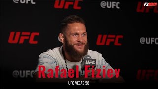 Rafael Fiziev UFC Vegas 58 full media day interview [upl. by Riggs]