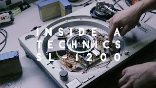 Inside a Technics SL1200 turntable [upl. by Hannan747]