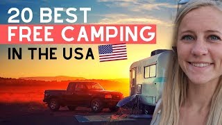 20 Best Free Camping Spots in USA [upl. by Tamah]