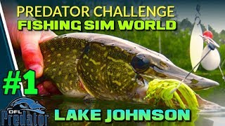 Fishing Sim World Predator Challenge Lake Johnson 1 [upl. by Ingmar]