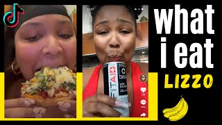 Freelee reacts to Lizzo’s what i eat in a day TikTok episode 1 [upl. by Einalem]