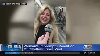 Singer Nails Shallow At Subway Station [upl. by Fenton]