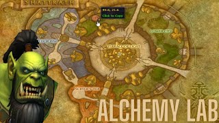 Shattrath City Alchemy Labs wow tbc [upl. by Sueaddaht]