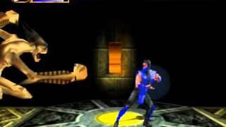 Mortal Kombat Mythologies  SubZero  Stage 8  Monster Shinnok Strategy [upl. by Wons]