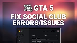 GTA 5 – How to Fix Social Club Error in GTA 5  Complete 2024 Guide [upl. by Andreana499]