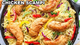 Chicken Scampi Recipe Olive Garden Copycat [upl. by Ayatal979]