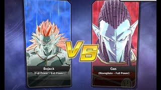 Xenoverse 2  Requested match PC Bojack DBH Evil Full Power vs Gas Risvegliato Full Power [upl. by Noloc504]