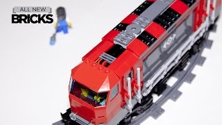 Lego City 60098 Heavy Haul Train Speed Build [upl. by Yvonne]