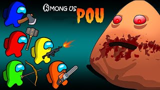 어몽어스  AMONG US VS POU  Among Us Animation [upl. by Norym]