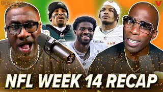 Unc amp Ocho recap NFL Week 14 Ja’Marr Chase OPOY Eagles beefing Shedeurs NFL future  Nightcap [upl. by Enelyt]