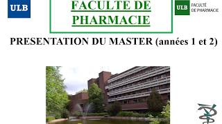 Présentation du Master en Pharmacie [upl. by Sregor]