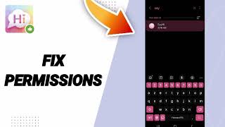 How To Fix Permissions On SayHi Chat App [upl. by Dagmar283]