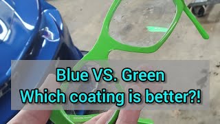 Blue Or Green Does It Matter Anti Reflective Coatings and The Crazy Reflex or Residual Color [upl. by Veneaux46]