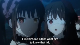 Kurumi is secretly in love with Shido  Date a Live IV Ep 12 デート・ア・ライブ [upl. by Leur]