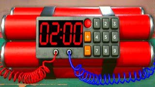 2 Minute Timer Bomb with Loud Music  Two Minute Timer Bomb  Timer Bomb 2 Minute [upl. by Nehgam]