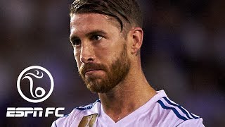 Sergio Ramos 18 red cards is a disgrace  ESPN FC [upl. by Atirac943]