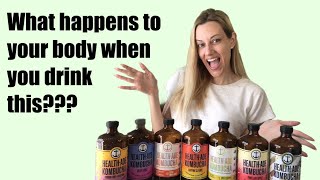 KOMBUCHA TEA Doctor Explains 5 Health Benefits [upl. by Kcirddet]