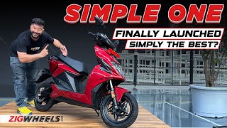 Simple One Launched  India’s Longest Range Electric Scooter  Price Features amp Specs [upl. by Ralyat]