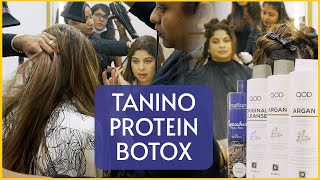 TANINO PROTEIN BOTOX  HAIR TRANSFORMATION  Hair Botox StepByStep Guide [upl. by Odlauso]