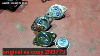 original vs copy transistor 2N3773 [upl. by Mchenry657]