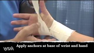 Wrist Athletic Taping [upl. by Sonny]