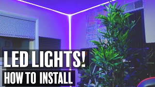 How To Set Up amp Install LED Lights Recording Studio [upl. by Lyda]